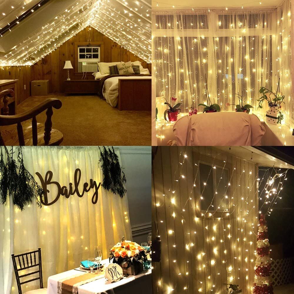 Lepro Fairy Curtain Lights (9.8 x 9.8 ft) - Image 8