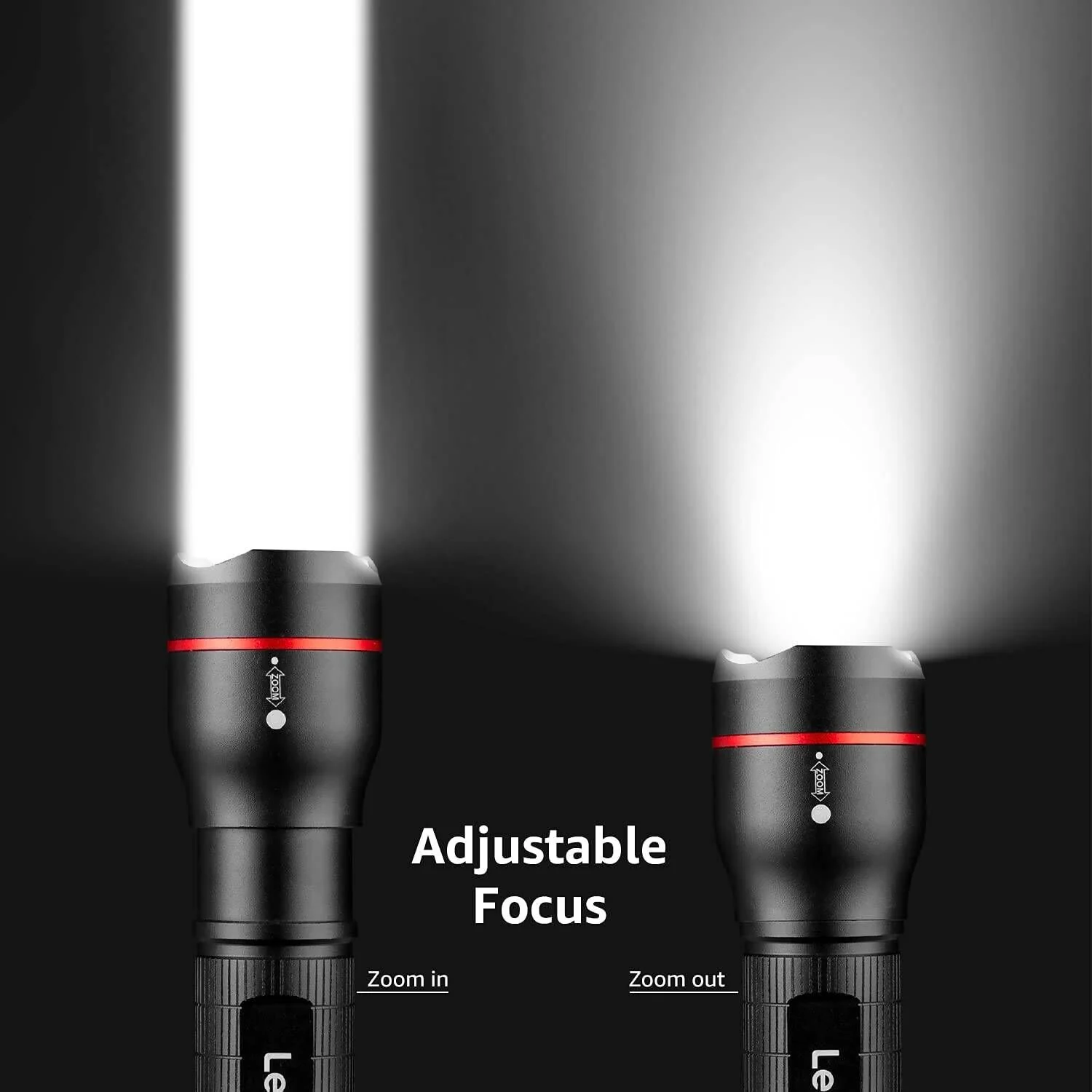 Lepro Portable LED Flashlight (Waterproof, 300lm, 2-Pack) - Image 5