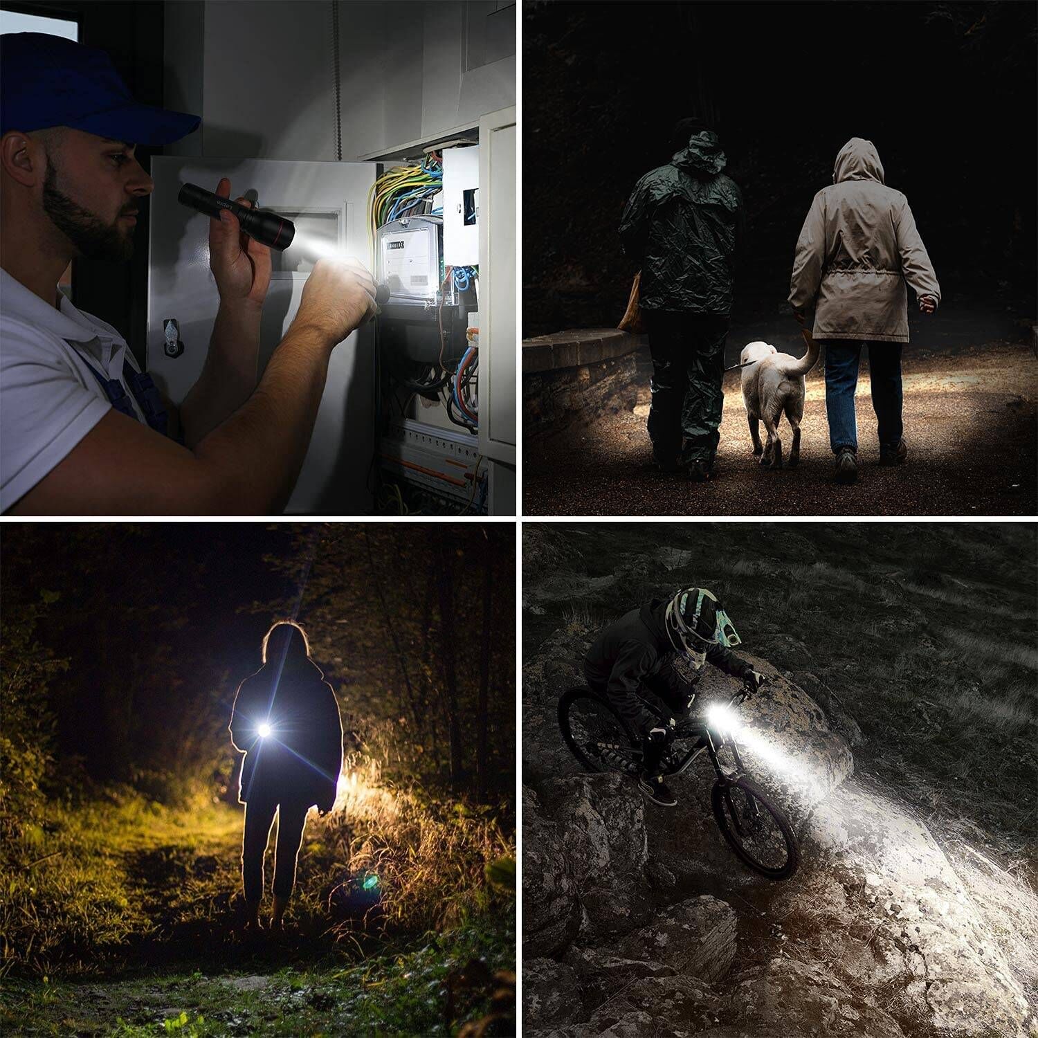 Lepro Portable LED Flashlight (Waterproof, 300lm, 2-Pack) - Image 8