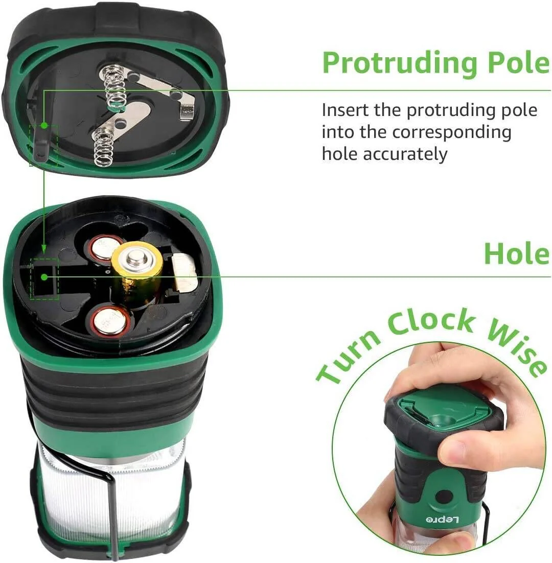 Lepro Portable LED Camping Lantern (350 lm, AA Battery Powered) - Image 11