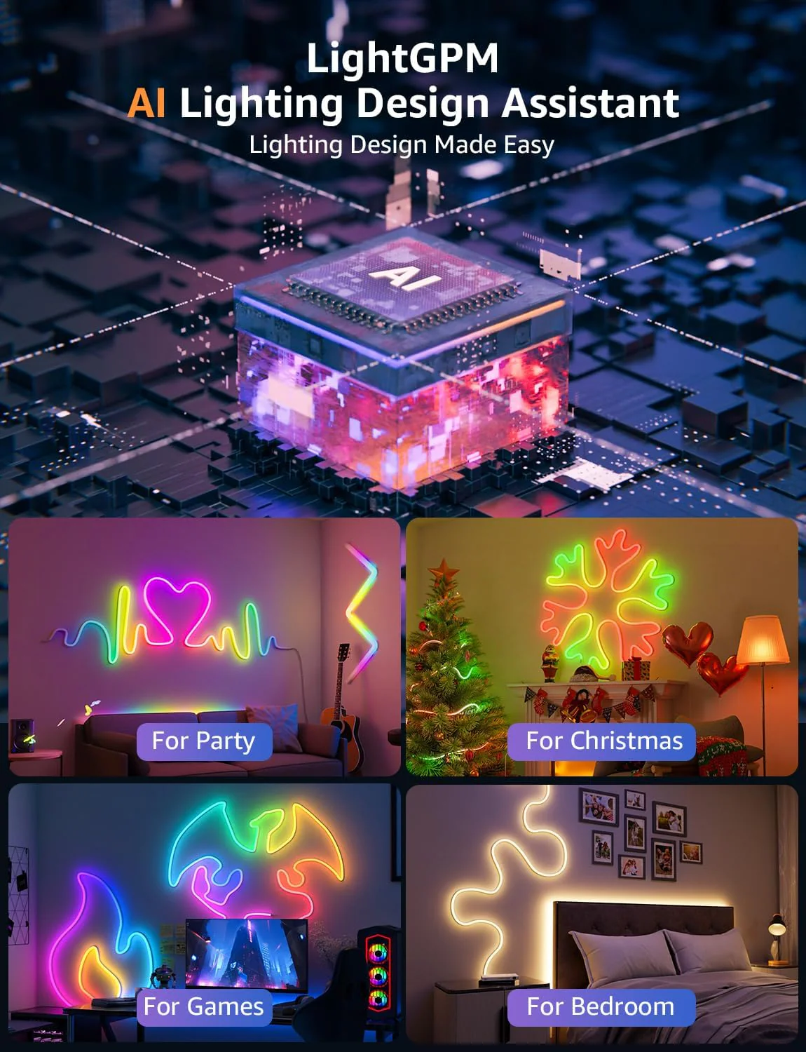 Lepro N1 AI Smart RGB Rope Lights - Image 3