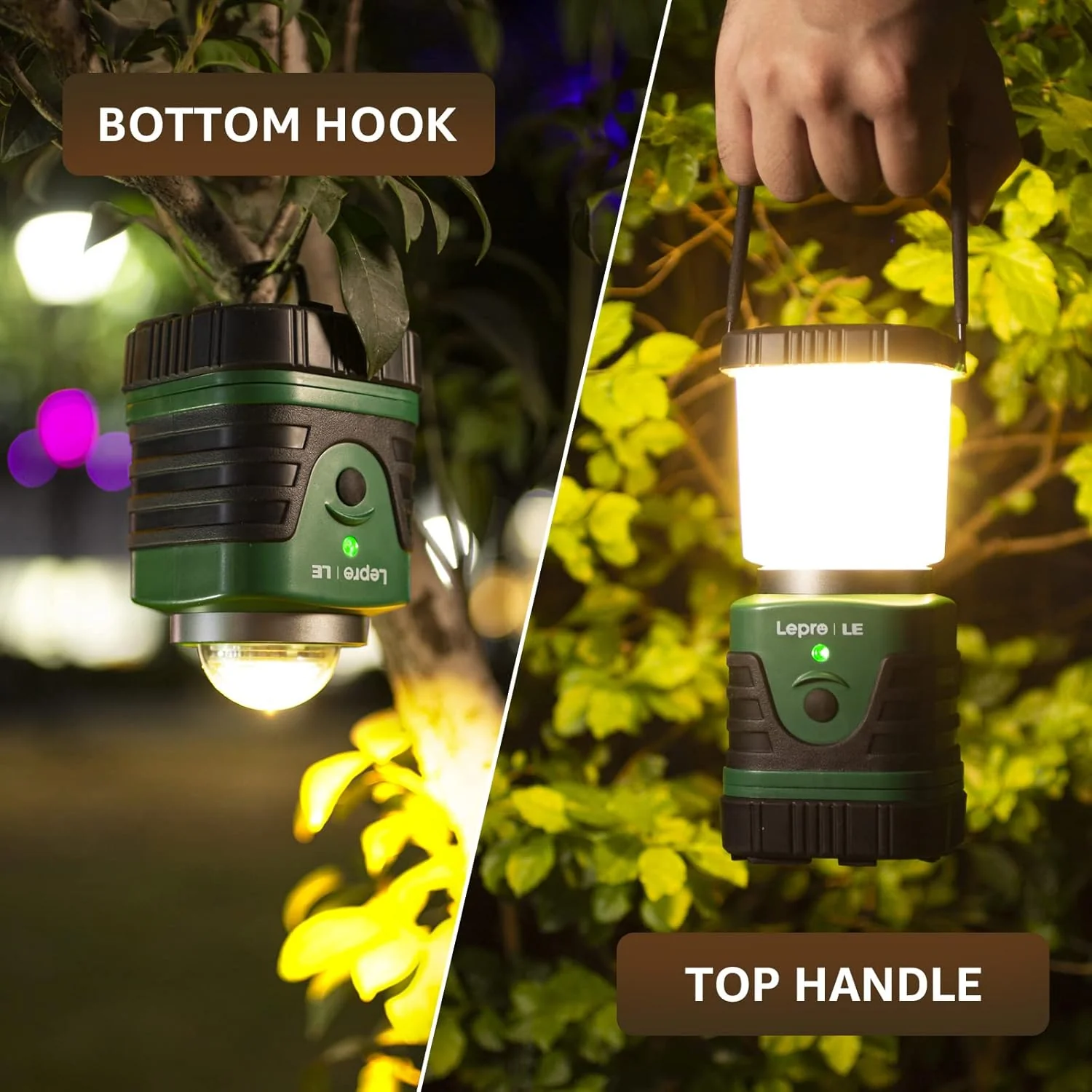 Lepro Portable LED Camping Lantern (1000LM, IP44 Waterproof, Rechargeable) - Image 8